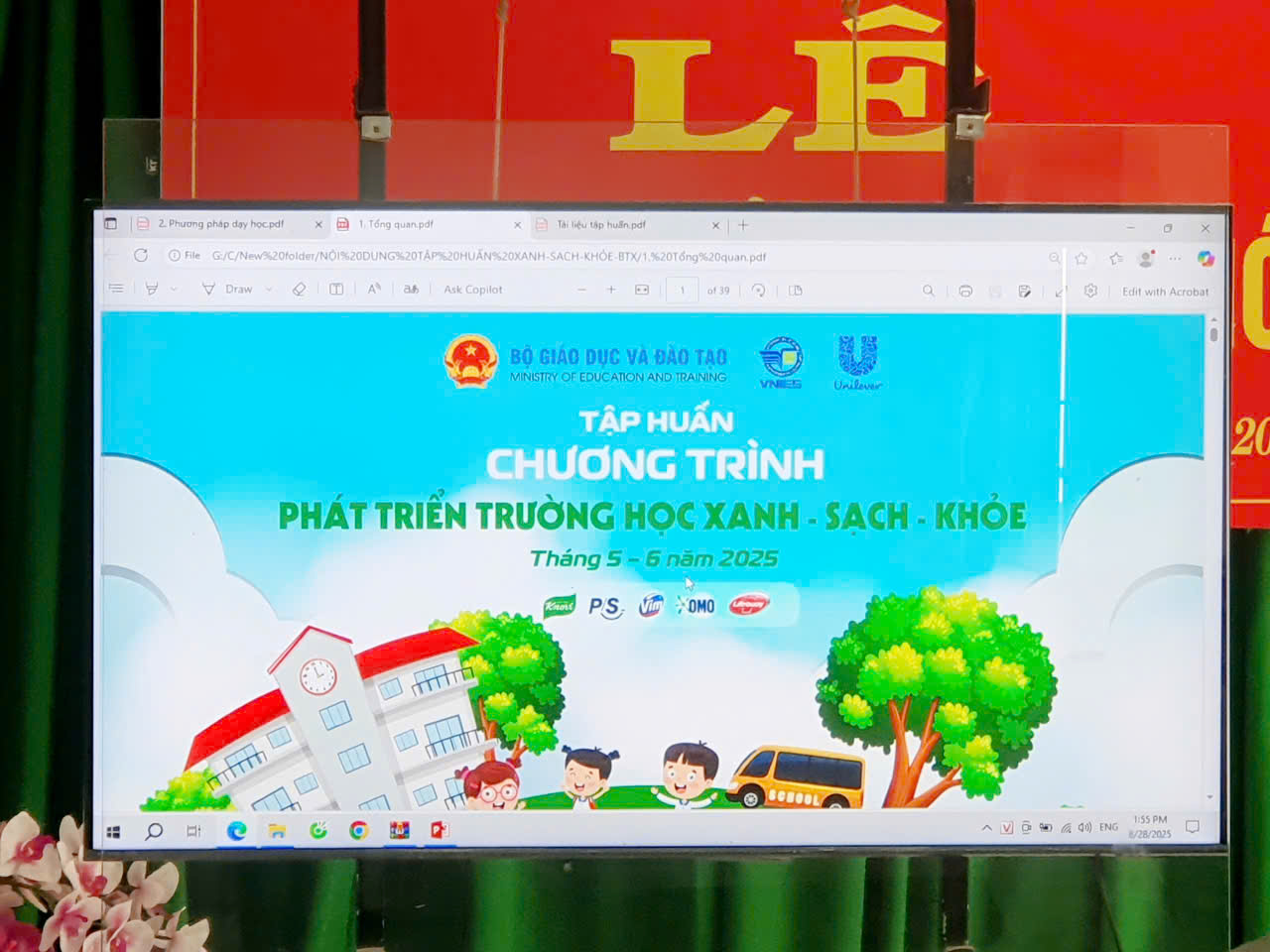 Buổi tập huấn “Trường học Xanh-Sạch-Khỏe” của tập thể giáo viên Trường Tiểu Học Bùi Thị Xuân, Phường Tuy Hòa, Tỉnh ĐăkLăk